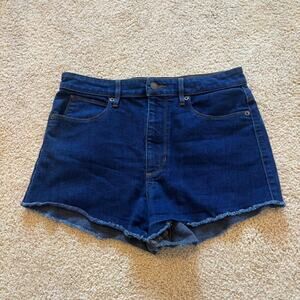 Guess blue denim shorts
